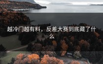 越冷门越有料，<strong>反差大赛</strong>到底藏了什么